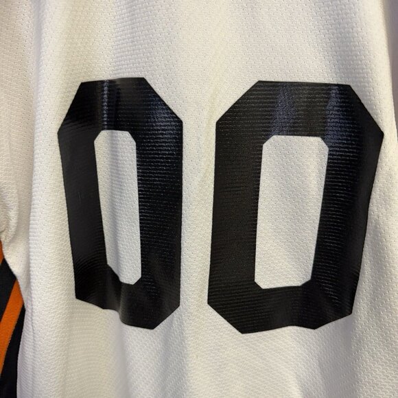 Vintage Roller Rats Hockey Jersey Mens Medium Orange Athletic Knits - Picture 7 of 12